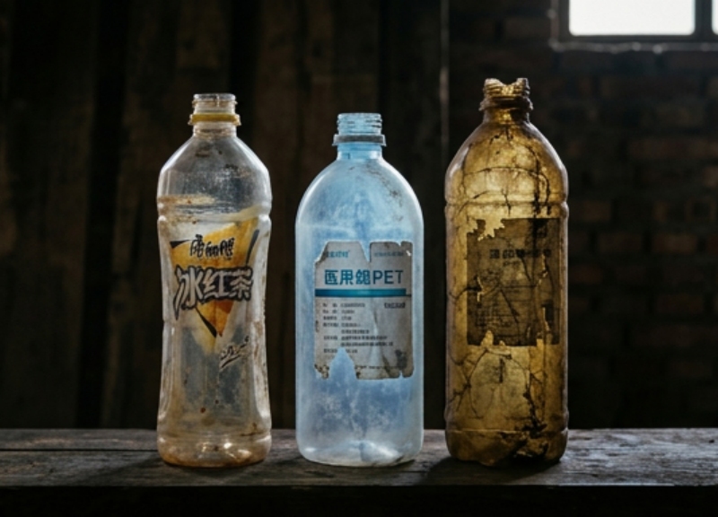 Sortierung von Barriere-, Fluoreszenz- und gealterten Flaschen: Stabilisierung der PET-Flake-Qualität