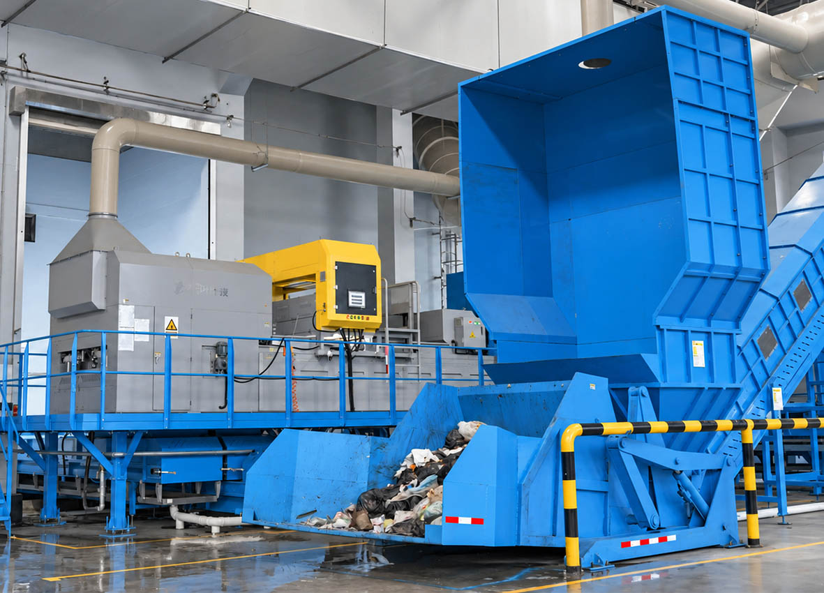 China's first embodied robot for waste sorting turns household waste into treasure.